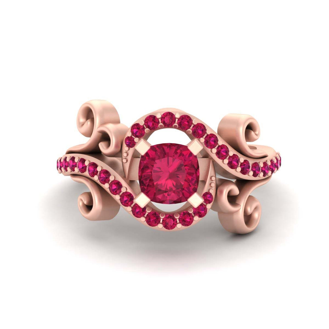 ART NOUVEAU ENGAGEMENT RING