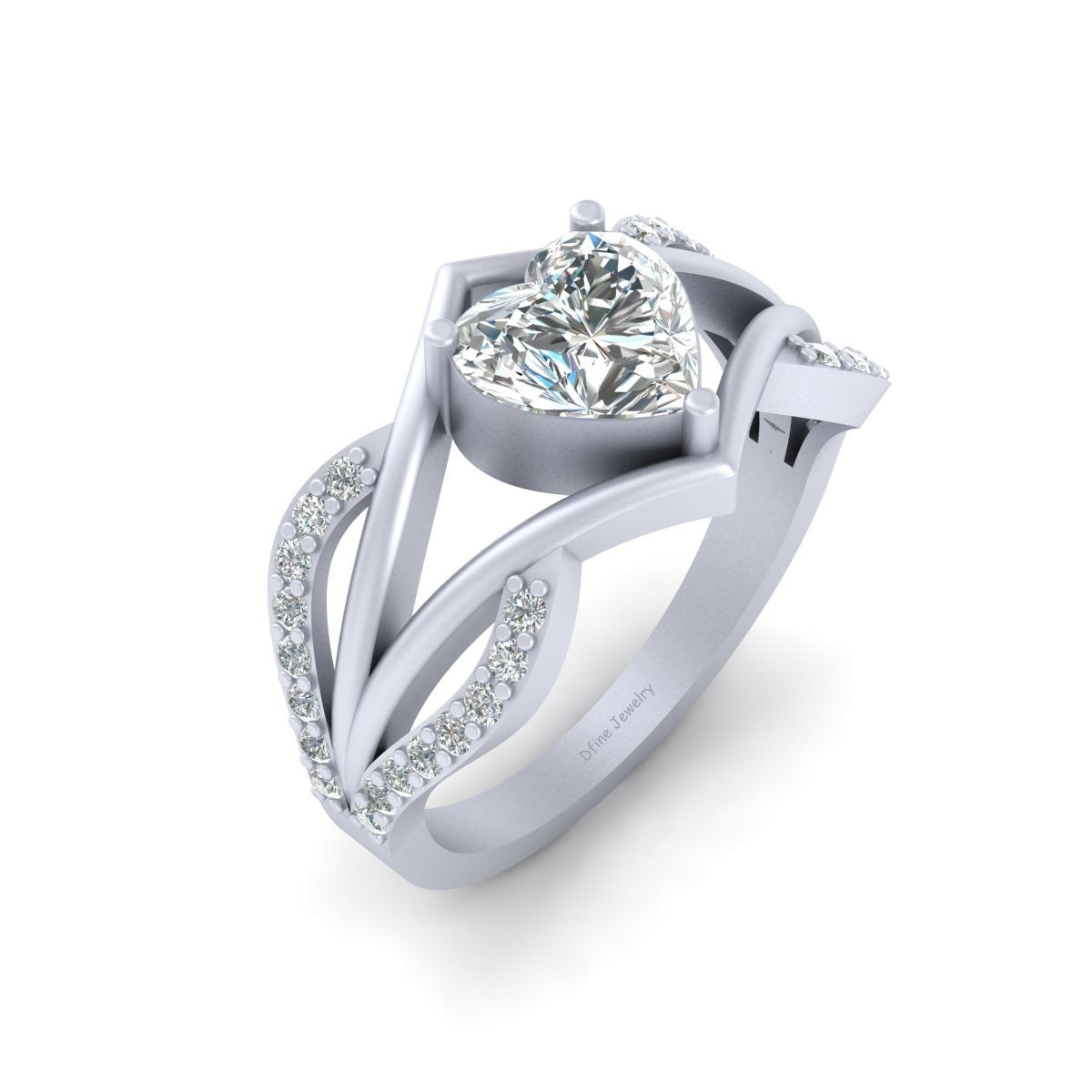 HEART SHAPE DIAMOND RING