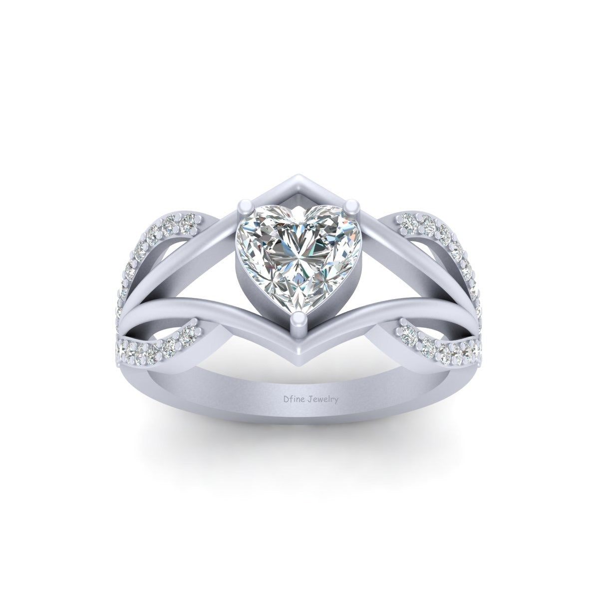 HEART SHAPE DIAMOND RING