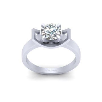 1.30CT MOISSANITE ENGAGEMENT RING
