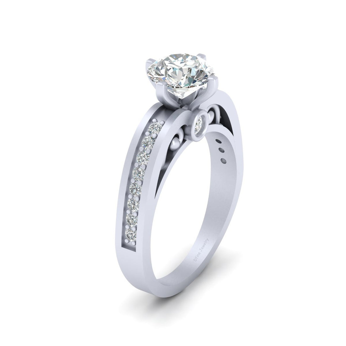 DEF MOISSANITE WEDDING RING
