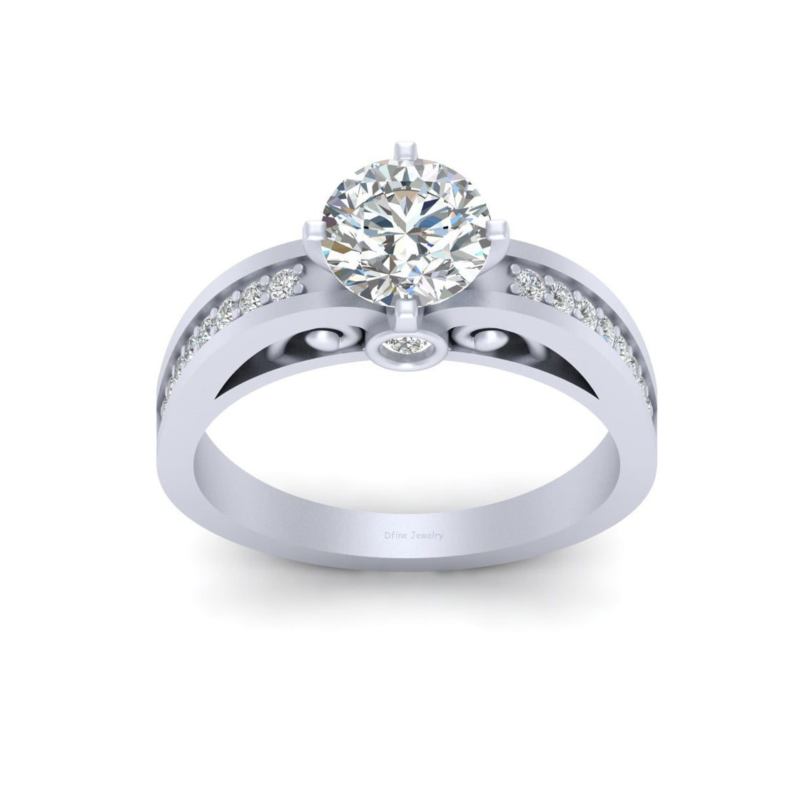 DEF MOISSANITE WEDDING RING