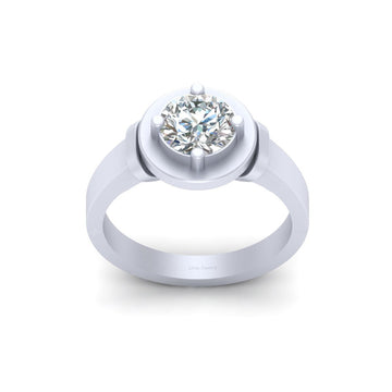 1.30CT SOLITAIRE MOISSANITE RING