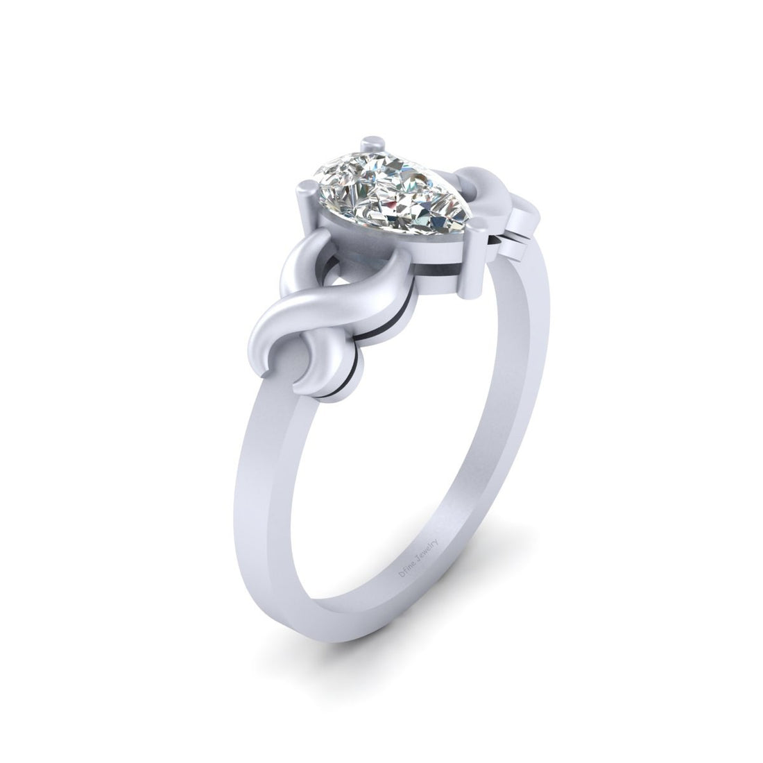PEAR SHAPED DIAMOND RING