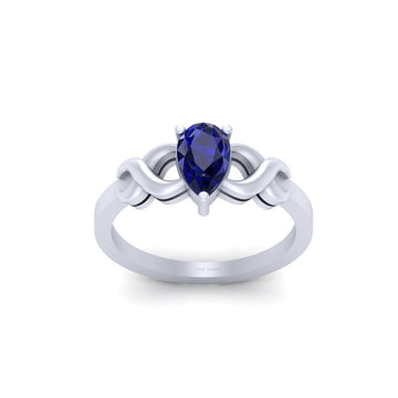 SOLITAIRE INFINITY ENGAGEMENT RING