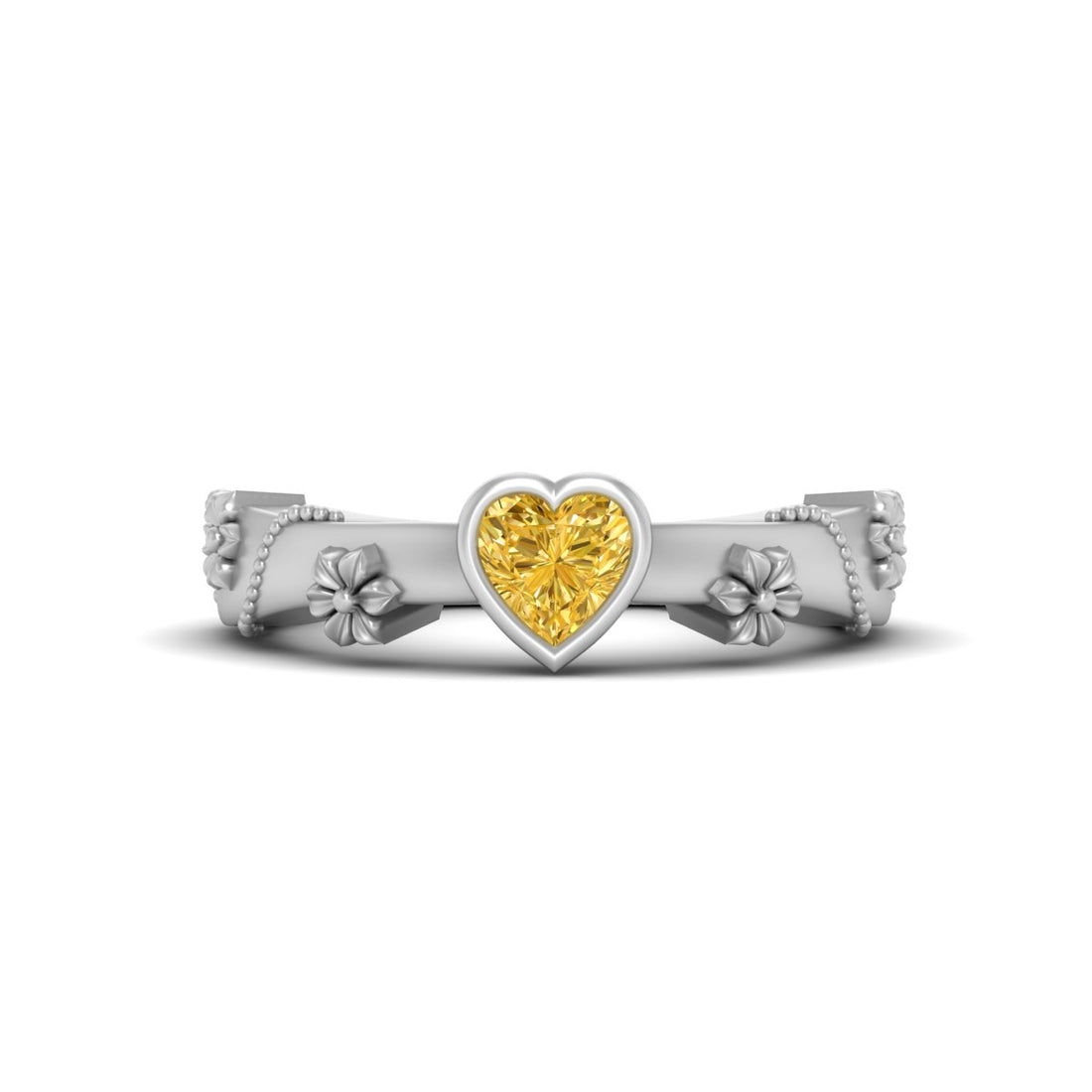 CITRINE ENGAGEMENT RING WOMEN