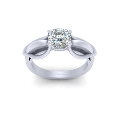 Cushion Cut Diamond Engagement Ring Solitaire Wedding Ring Womens