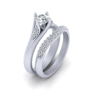 0.50CT MOISSANITE RING SET