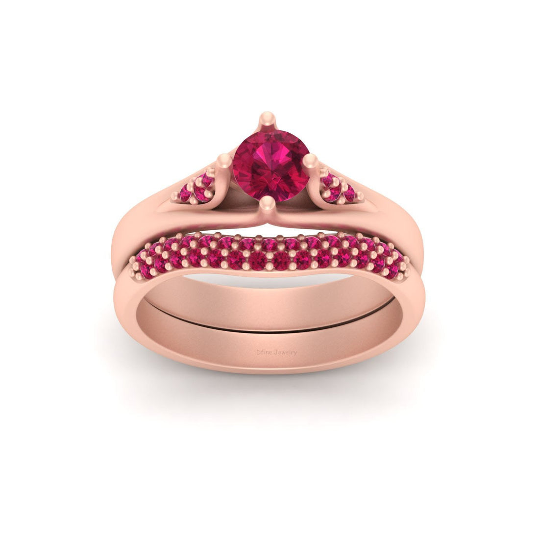 2PC ENGAGEMENT RING SET