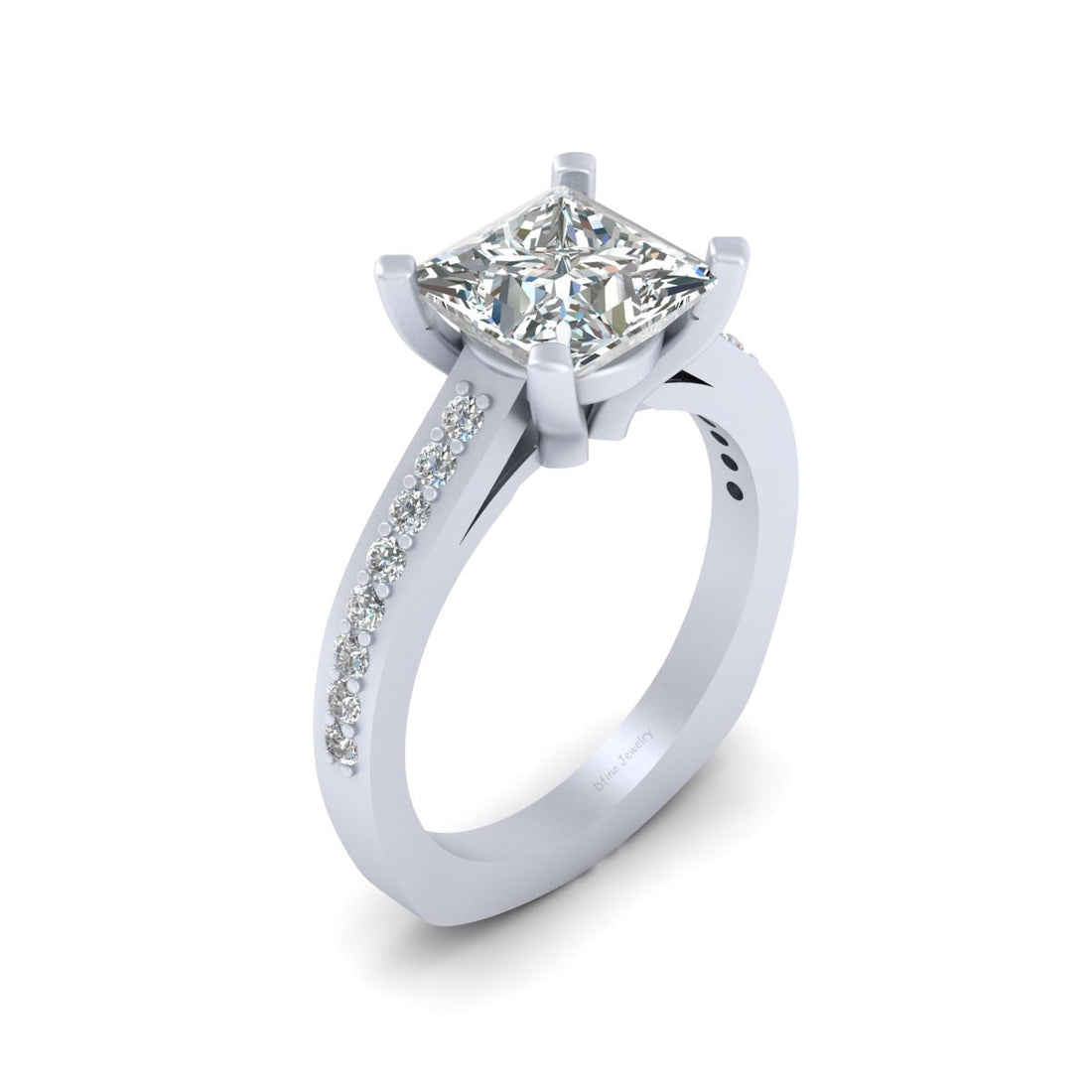 EUROPEAN SHANK WEDDING RING