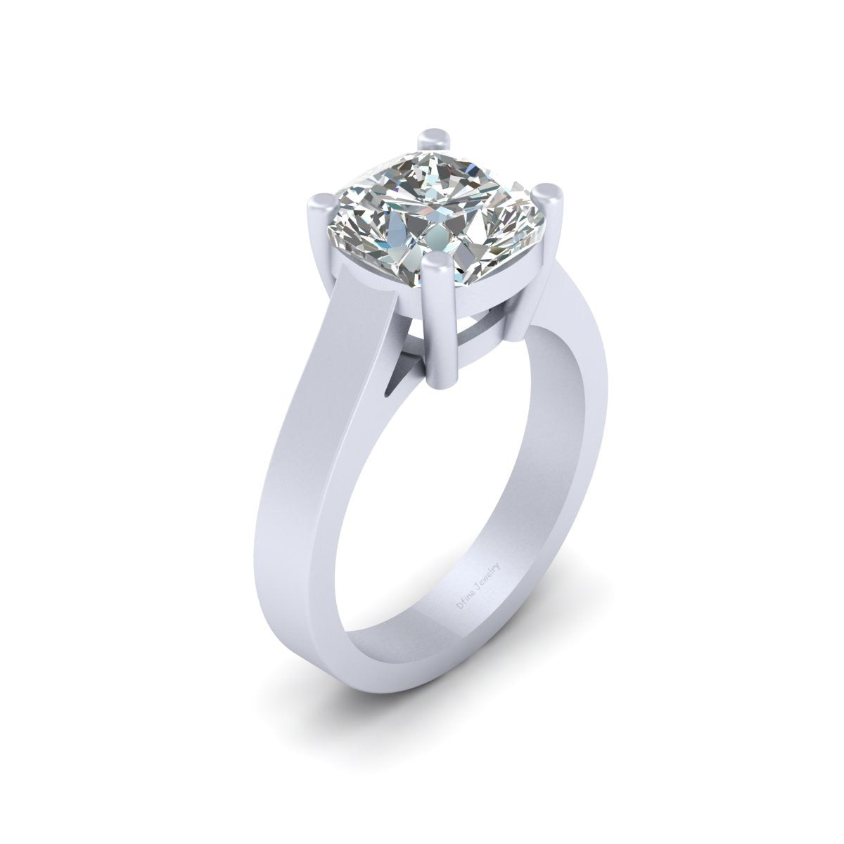 CUSHION CUT DIAMOND RING