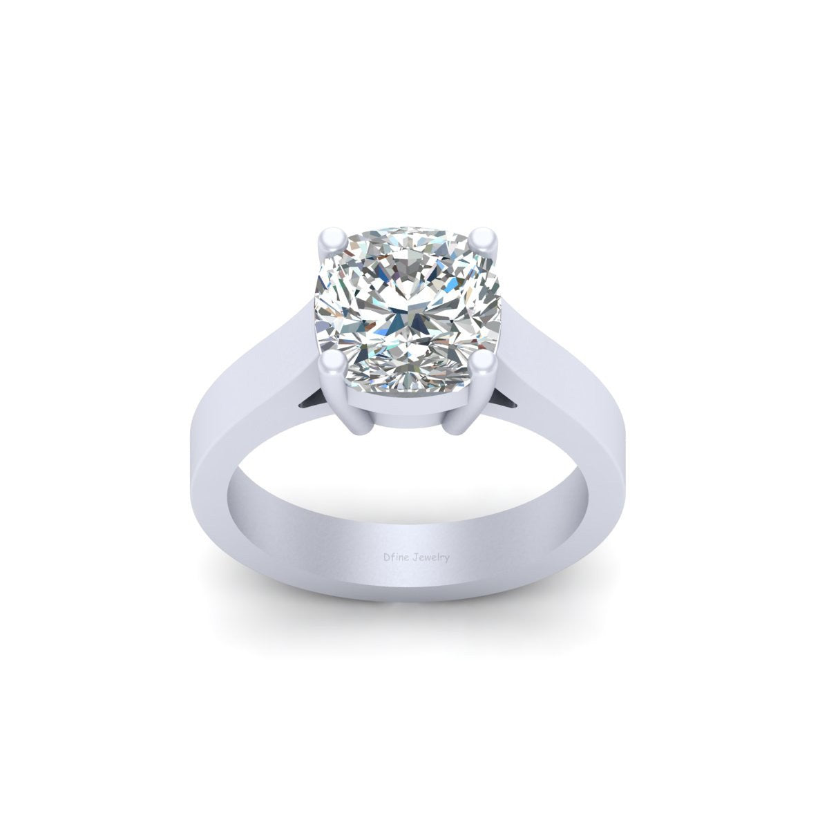 CUSHION CUT DIAMOND RING