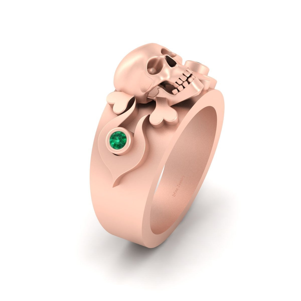 Skull and Crossbones Engagement Band
