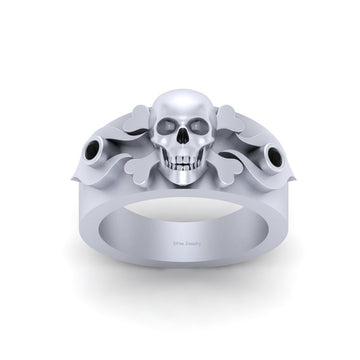 Pirate Skull Wedding Ring