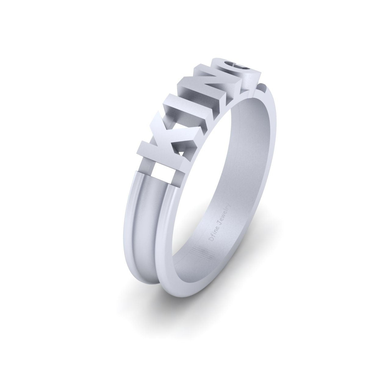 ROYALTY SYMBOLISES KING WEDDING BAND