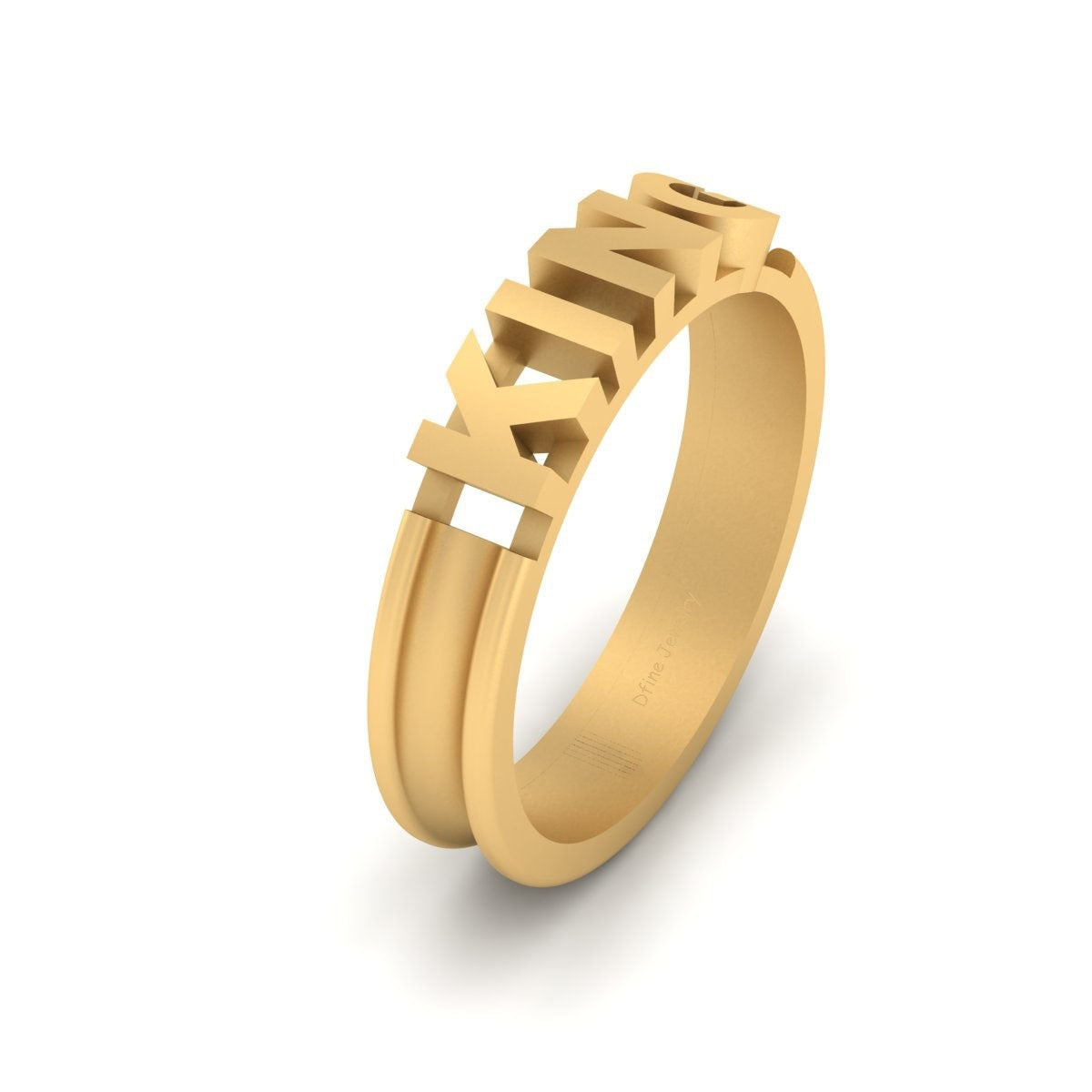 ROYALTY SYMBOLISES KING WEDDING BAND