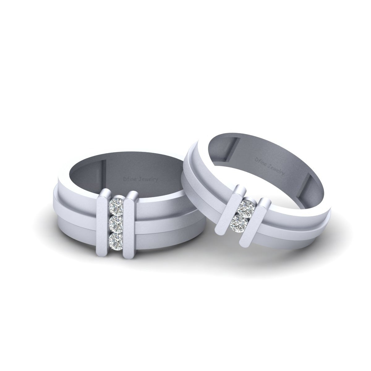 0.30TCW Diamond Wedding Bands