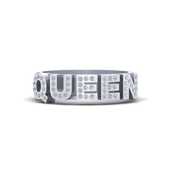Diamond Queen Engagement Ring QUEEN Wedding Band For Women