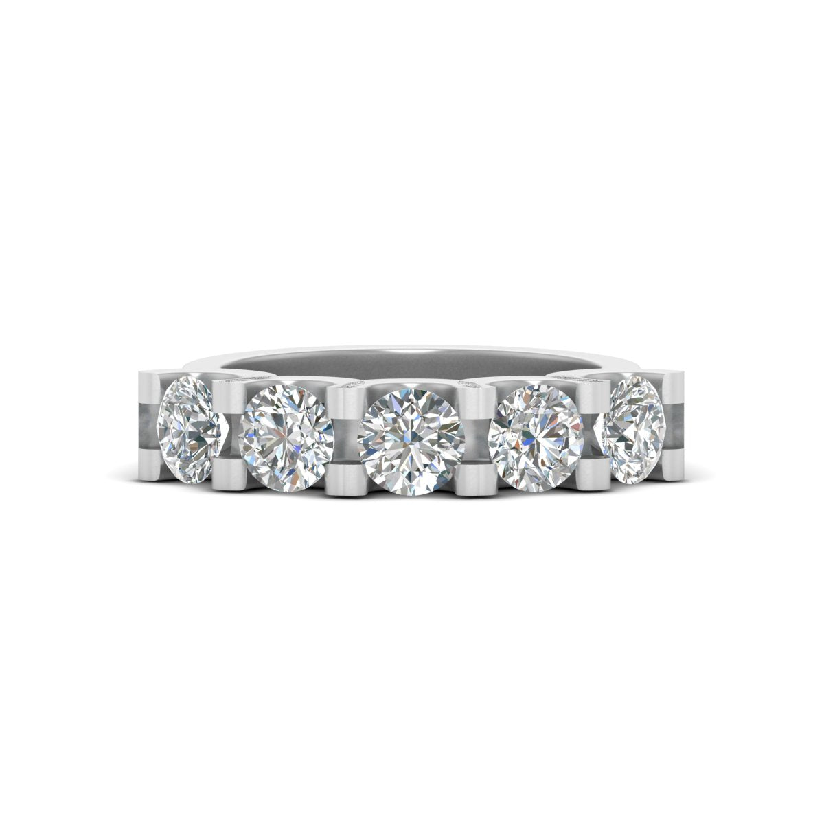 5 STONE WEDDING BAND