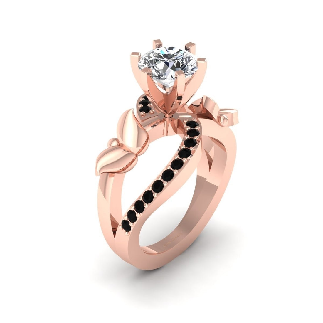 BUTTERFLY MOISSANITE WEDDING RING