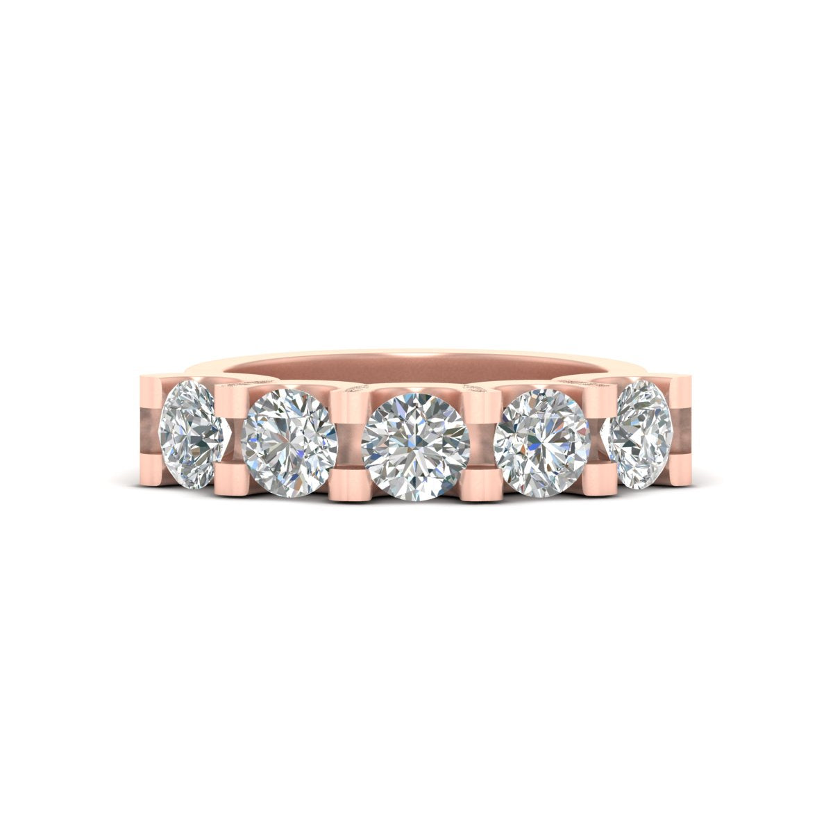 5 STONE WEDDING BAND
