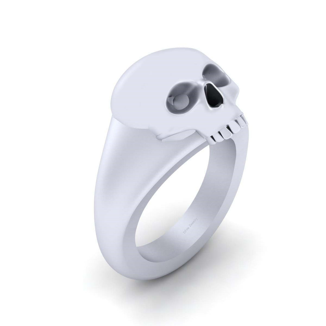 HALF JAW SKULL RING