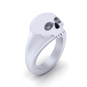 HALF JAW SKULL RING