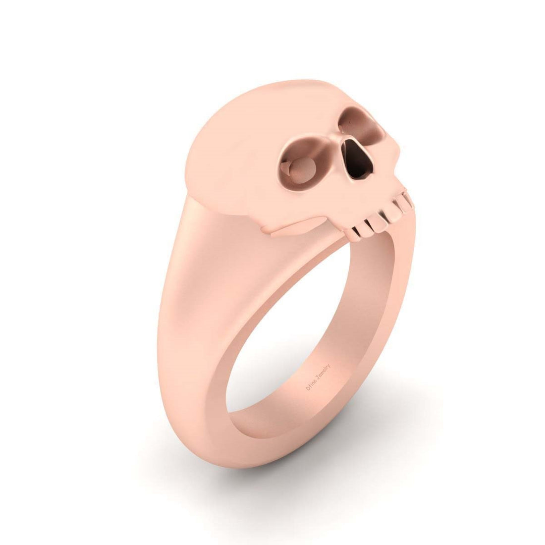 HALF JAW SKULL RING
