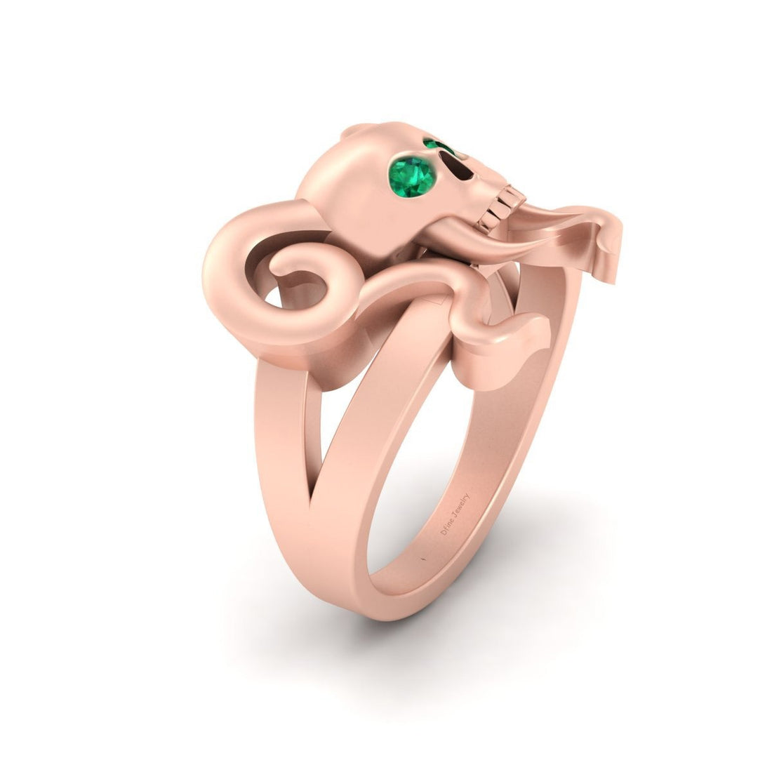 Vampire Skull Wedding Ring