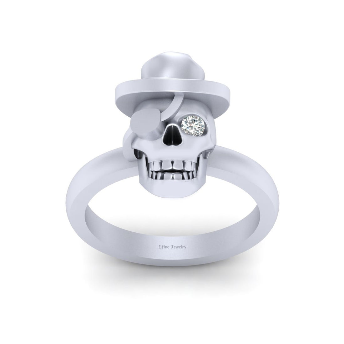 Pirate Skull Ring Womens