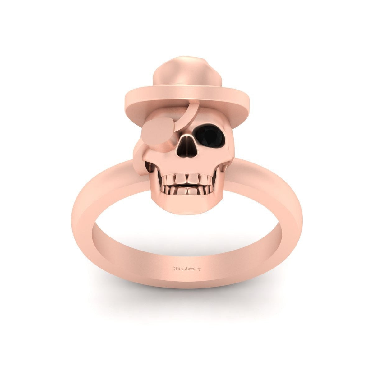 Skull Pirates Engagement Ring