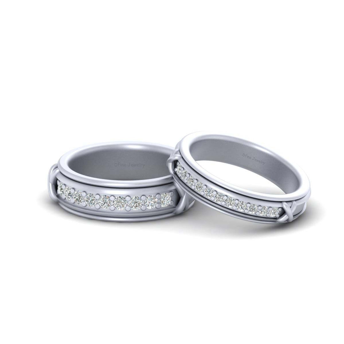 MATCHING DIAMOND WEDDING BANDS