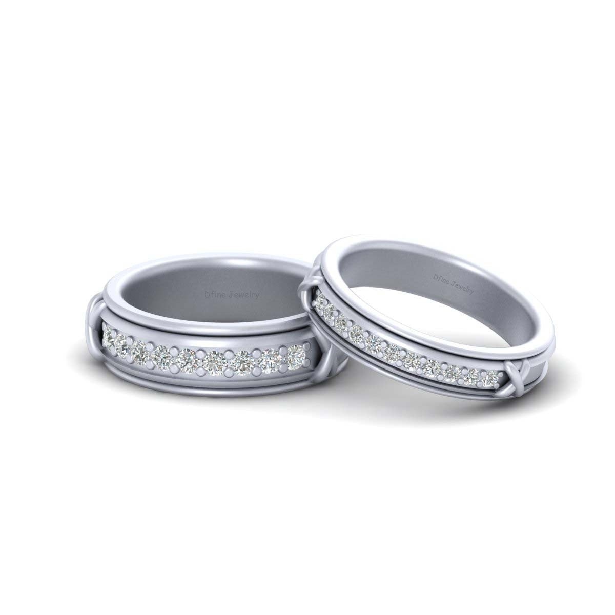 MATCHING DIAMOND WEDDING BANDS