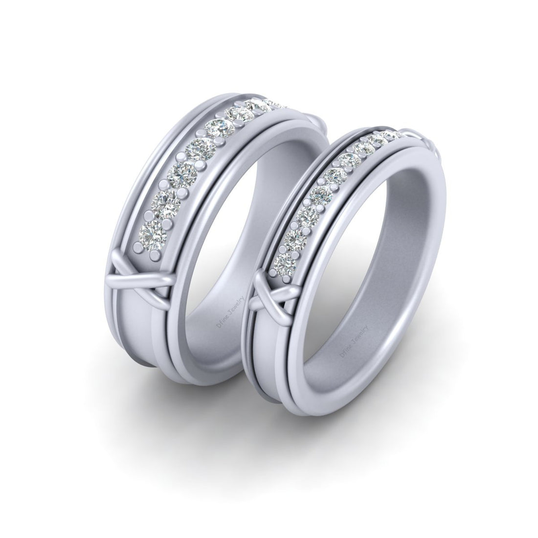 MATCHING DIAMOND WEDDING BANDS