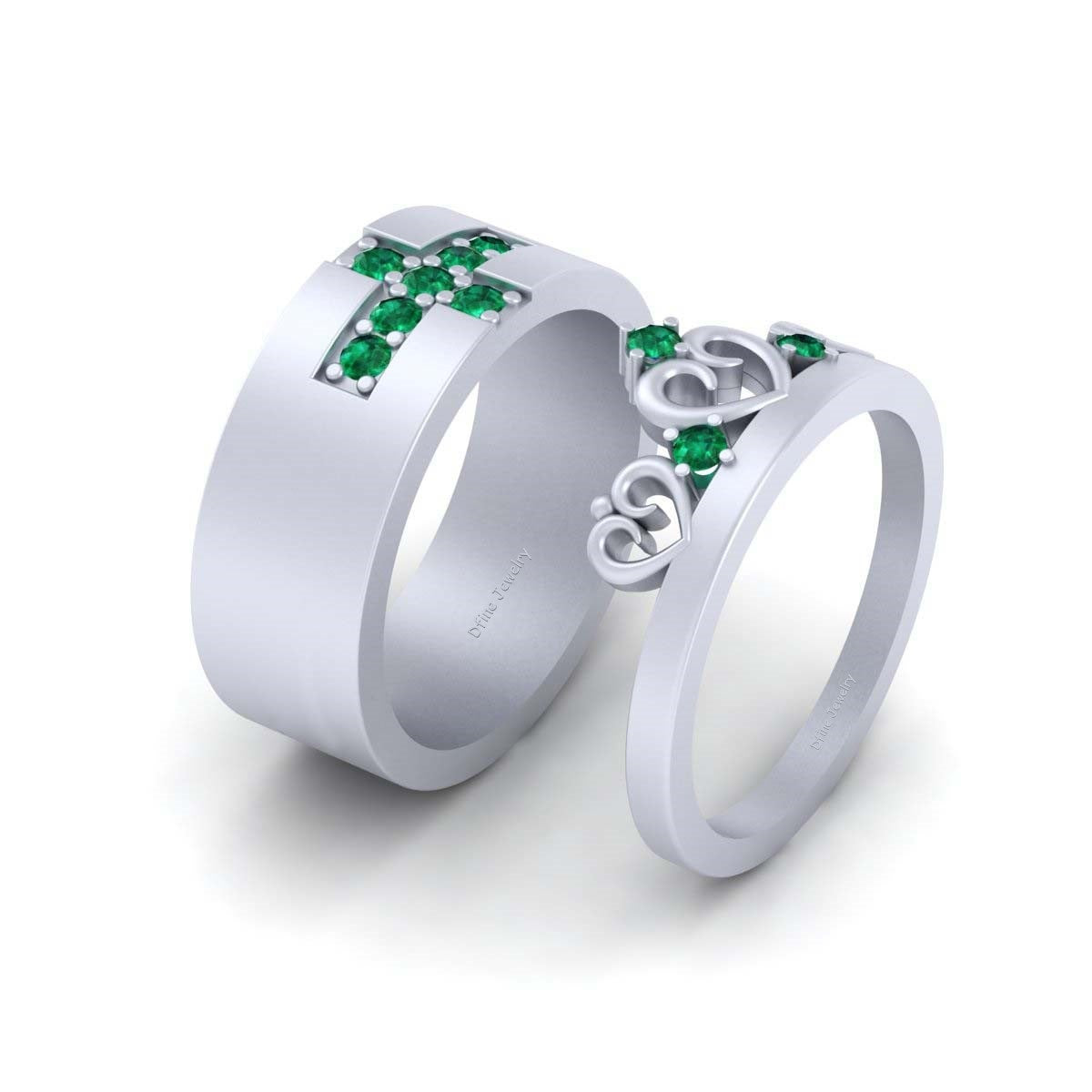 Matching King and Queen Rings