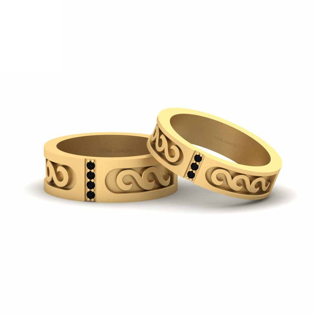 His and Her Anniversary Bands