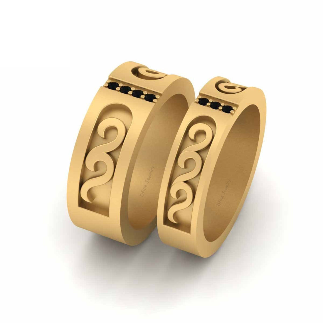 His and Her Anniversary Bands