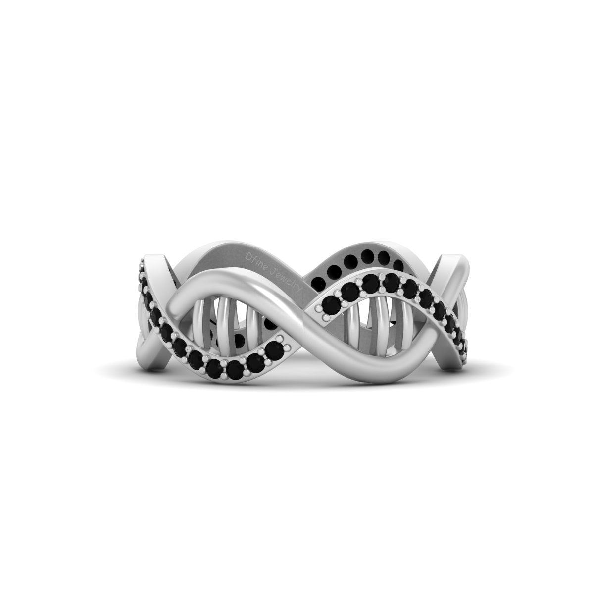 ROSE GOLD DNA ENGAGEMENT RING