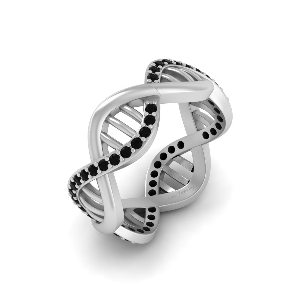 ROSE GOLD DNA ENGAGEMENT RING