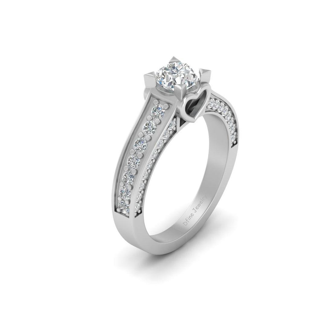 HEART BASE ENGAGEMENT RING