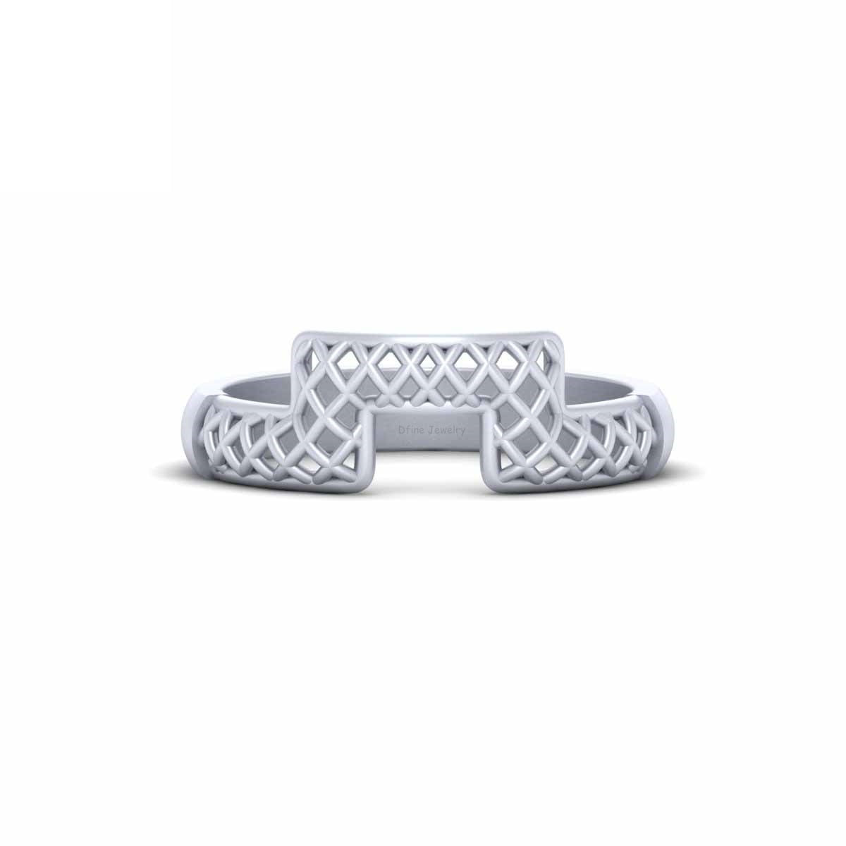 LATTICE DESIGN WEDDING BAND