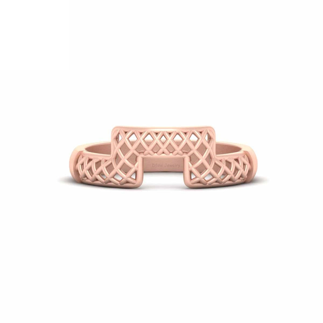 LATTICE DESIGN WEDDING BAND