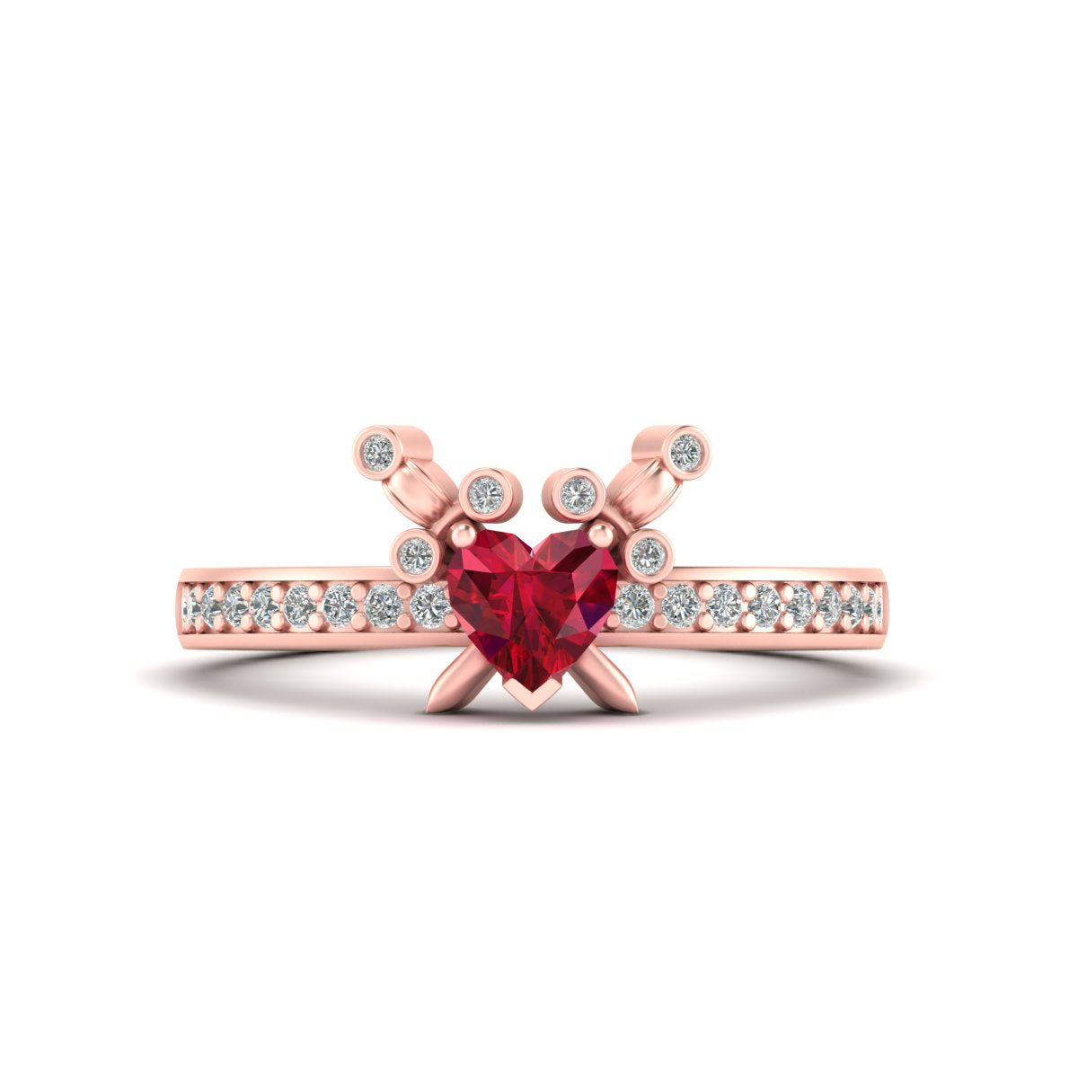 HEART AND SWORD RING