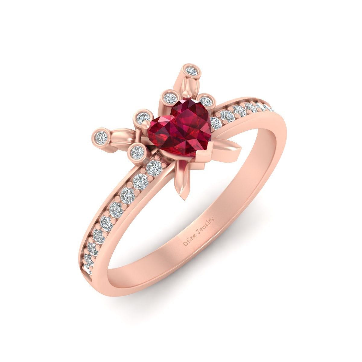 HEART AND SWORD RING