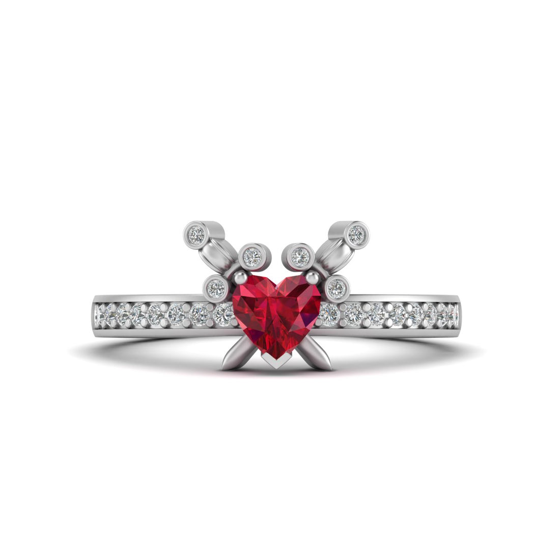HEART AND SWORD RING