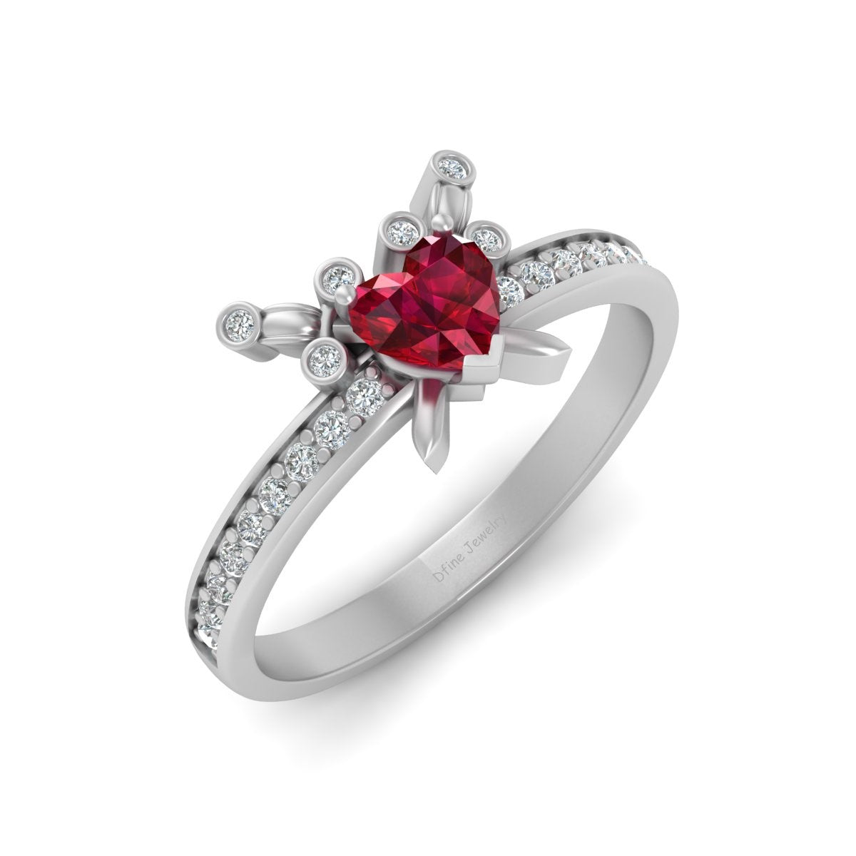 HEART AND SWORD RING
