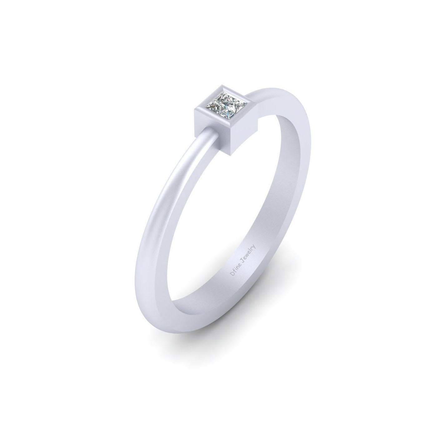 PRINCESS DIAMOND PROMISE RING