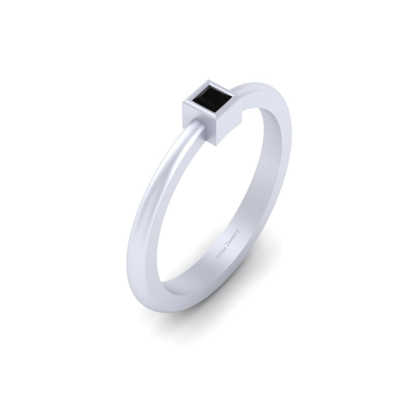 TAPERED SHANK ENGAGEMENT RING