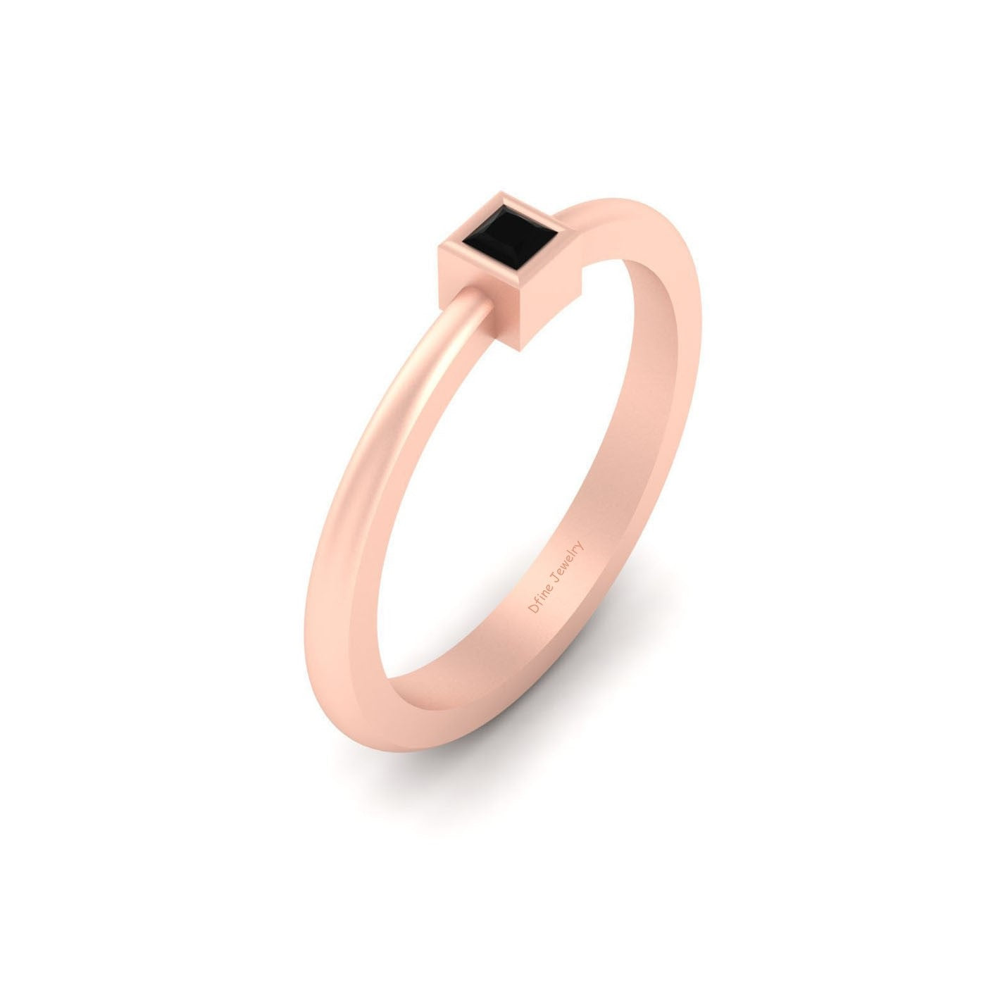 TAPERED SHANK ENGAGEMENT RING