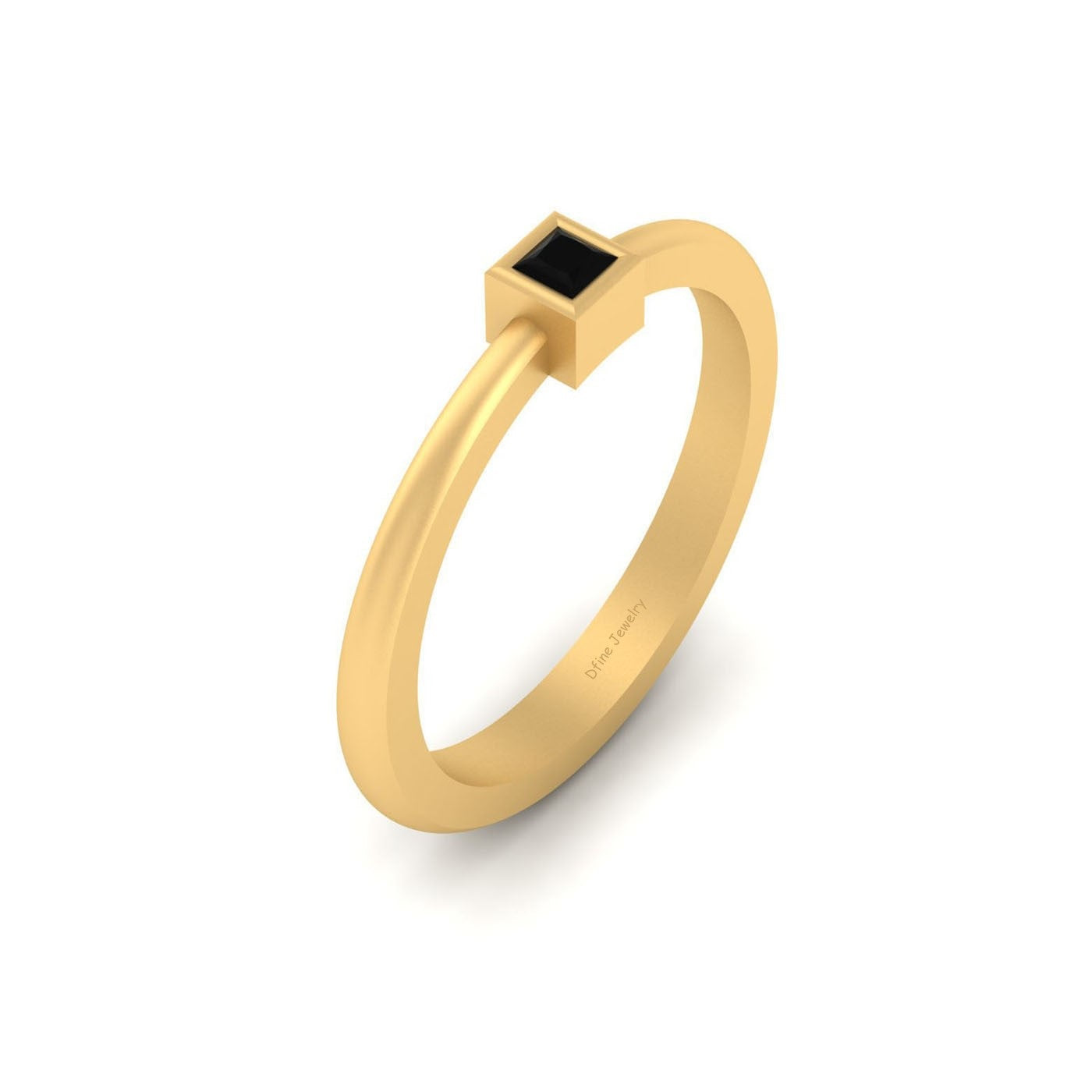 TAPERED SHANK ENGAGEMENT RING